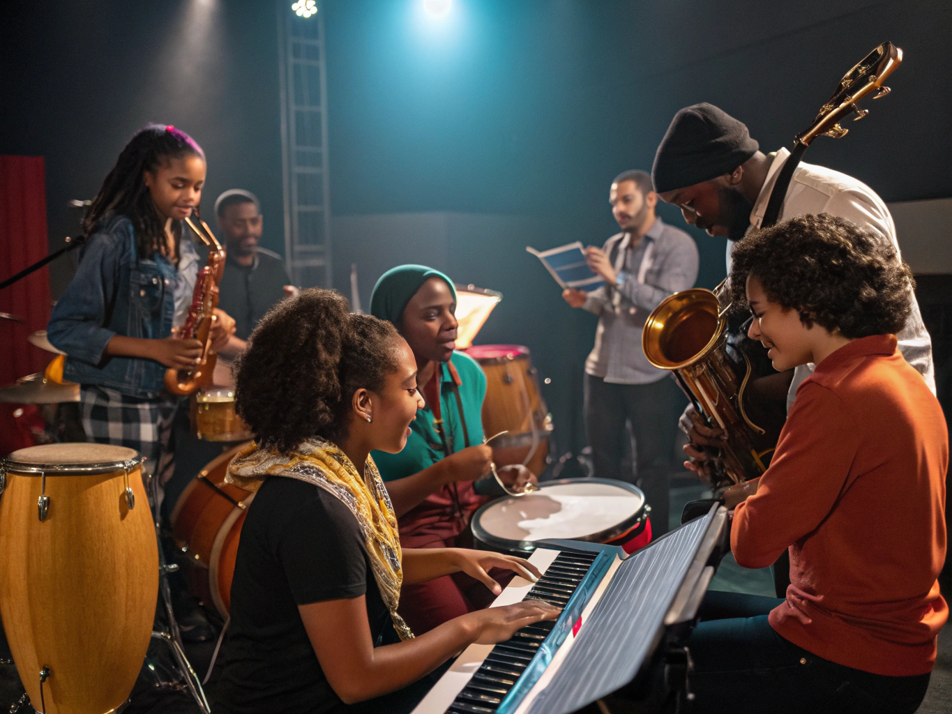 Session d'atelier musical